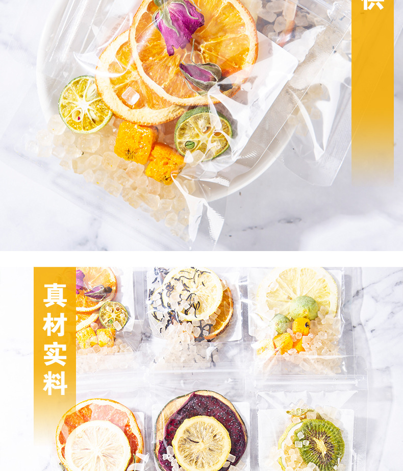 Freeze-Dried Fruit & Herbal Tea Bags (Passiflora edulis) — Cold-Brew Blend for Daily Hydration in use