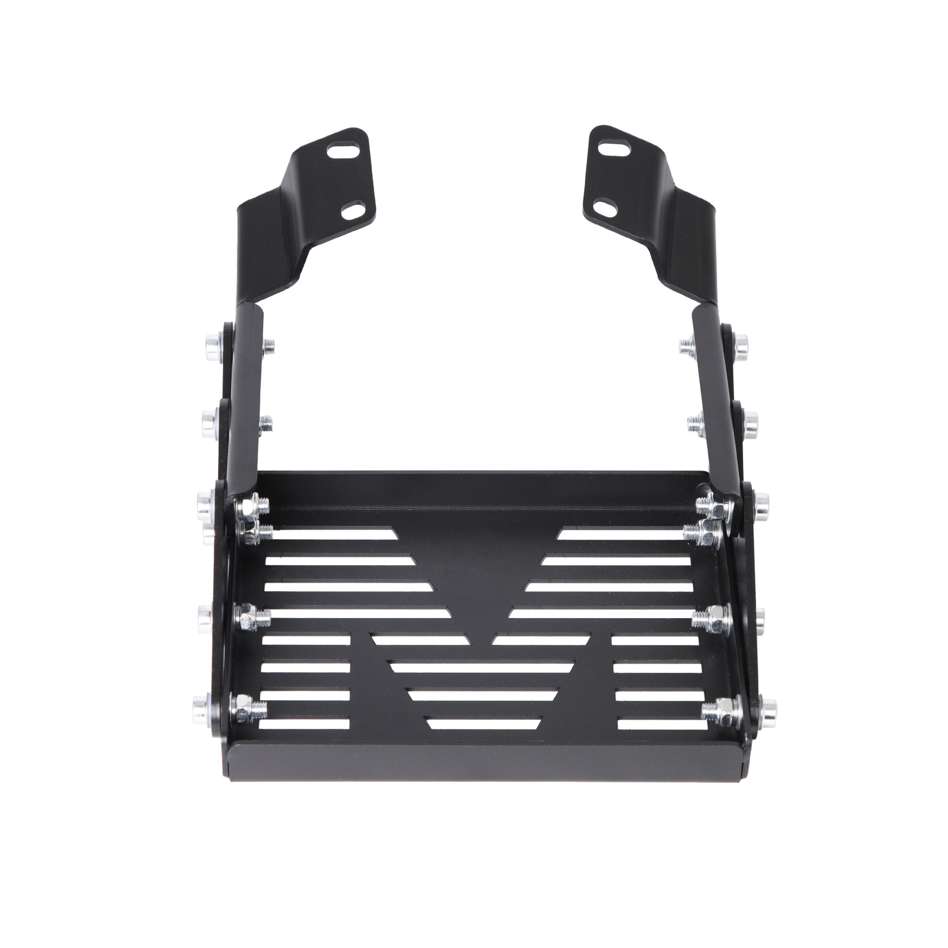 Aplicable a la motocicleta Y15, M-modelo deslizante portador de cola portador retráctil portador de cola plegable negro