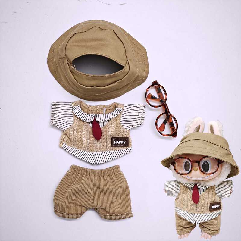 ラブブベビー服 1/2/3 世代 15cm17cm ラブブ服 ヘッドフォン カメラセット labubuv3 ベビー|undefined