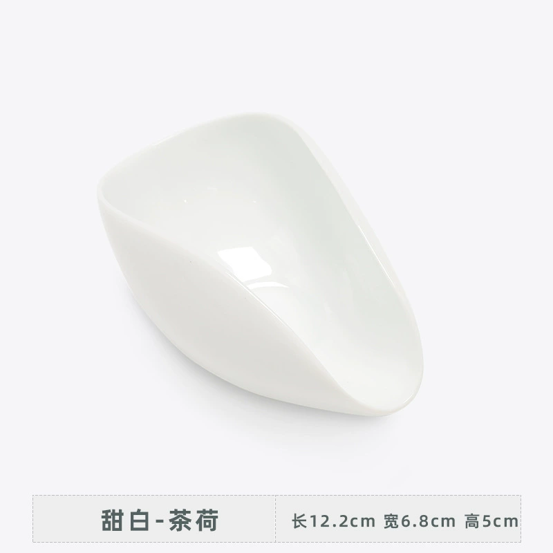 Сладкий чай Yingqing Lotus Ceramic Домашняя водяная крыло чайная ложка чайное подразделение креативная кунг-фу чайная церемония аксессуары