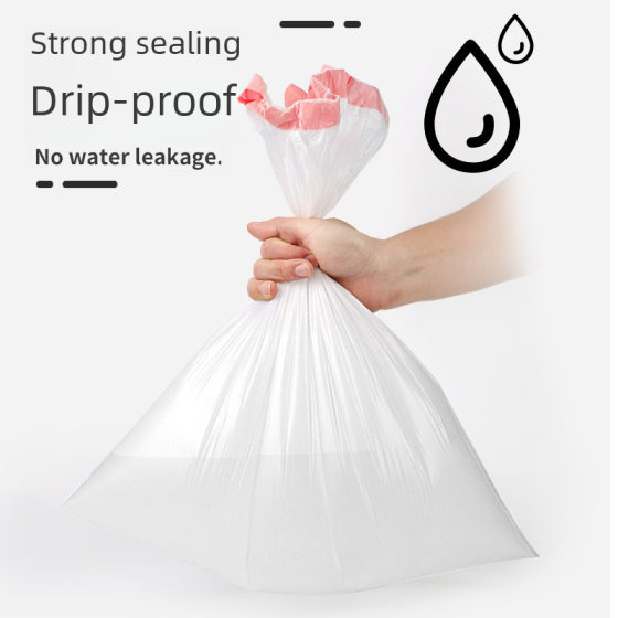 Portable Classification Drawstring Garbage Bag Household Disposable Drawstring Thickened Kitchen Bag for Foreign Trade Direct Supply