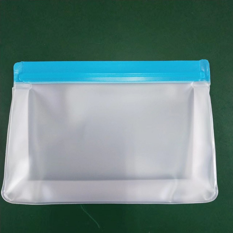 Bolsa de conservación de alimentos PEVA esmerilado transparente refrigerador de almacenamiento de sub-embalaje de refrigerios bolsa de almacenamiento de alimentos sellada congelada