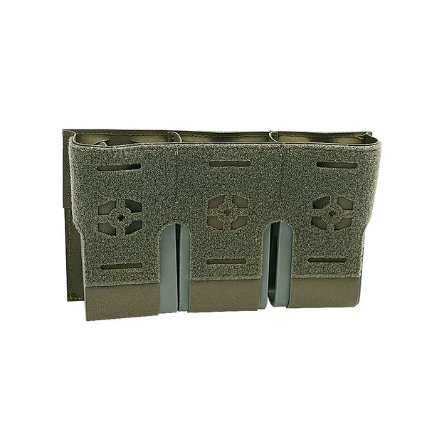 Cross-Border Amazon Tactical Laser Cutting 556 Triple Magazine Bag Molle System Fast Accessory Bag Cs Equipment