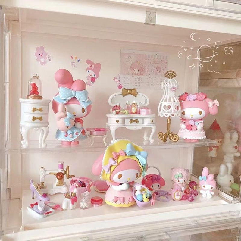 かわいい美楽ティ茶話会盲箱少女心手作り人形ケーキテーブルにクリームを飾るdiy部品|undefined