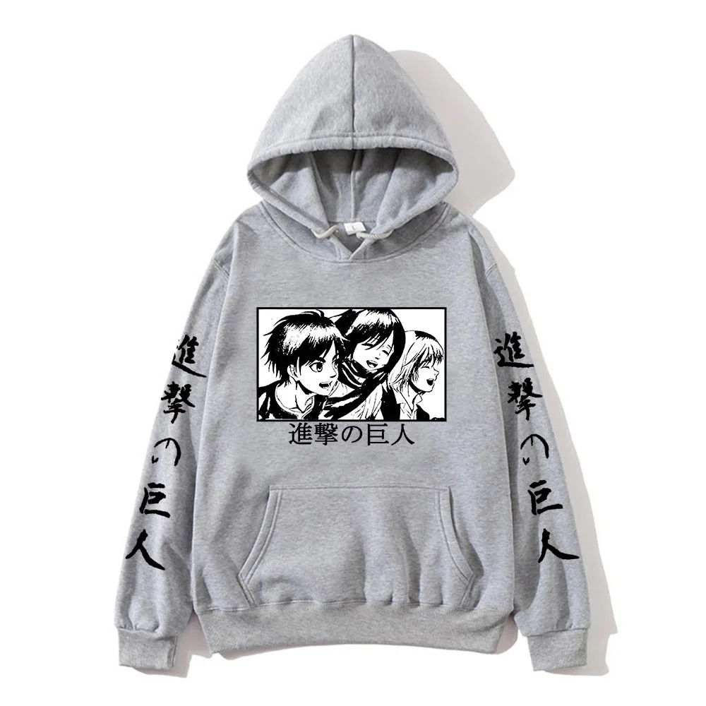 Attack On Titan Sweatshirt Eren Yeager Hoody Mikasa Ackerman