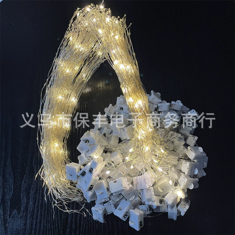 LED String Lights, Decorative Battery Lantern, 0.5–3 m, Warm White & Color, 3-Mode