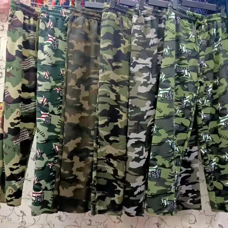 Spring and autumn new overalls camouflage pants wholesale manufacturers high stretch dirt-resistant loose plus size women's casual pants