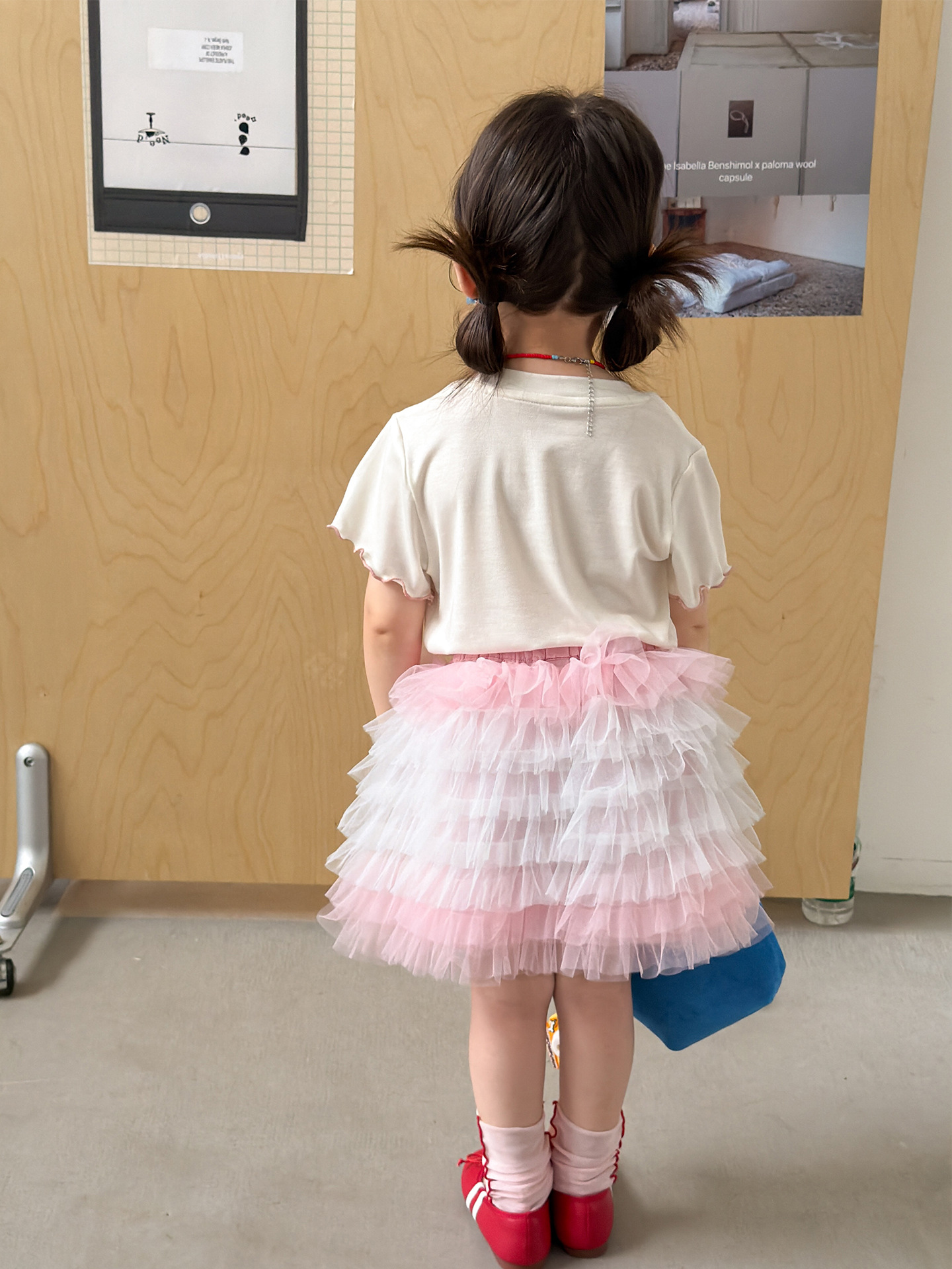 Caña de azúcar de pera ropa infantil de niñas de mitad de cuerpo de verano delgado 2026 falda de pastel falda de princesa falda de niños falda corta