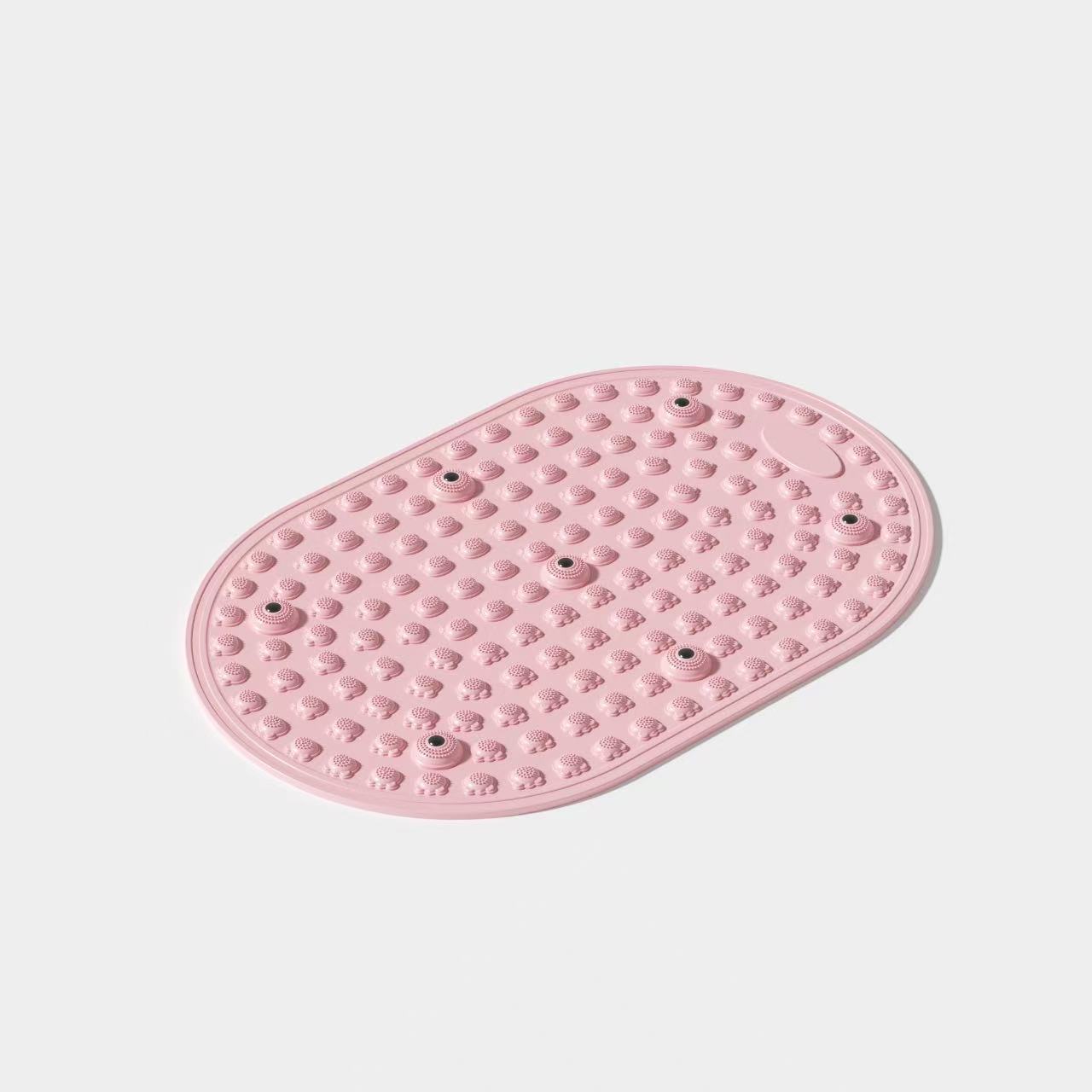 Medium size 59x39 pink [thick soft rubber] magnet massage liquid acupressure board