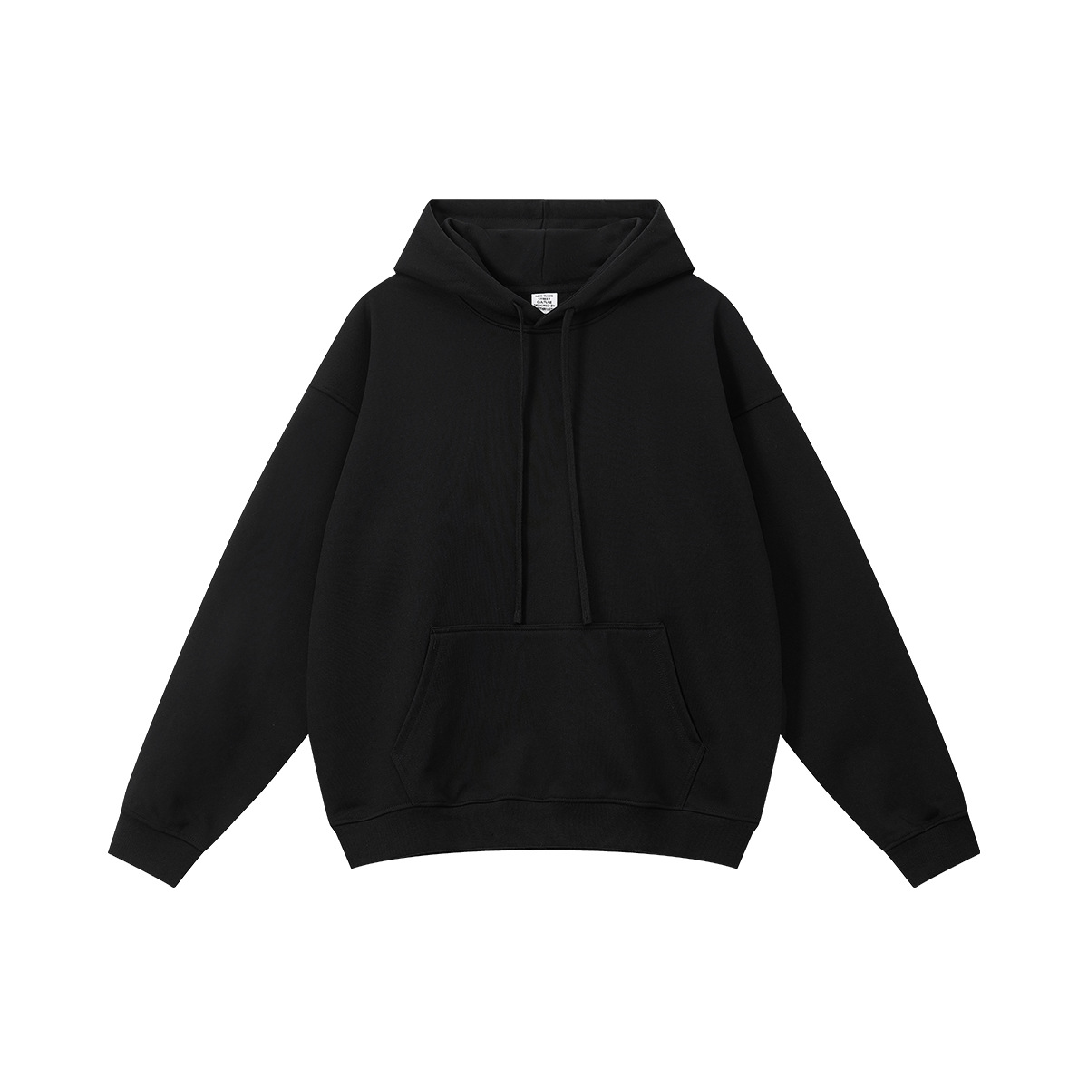 Calle seca otoño y invierno estilo americano marca de moda base pesada engrosada lazo con sombrero hombre chaqueta de color sólido chaqueta hombre