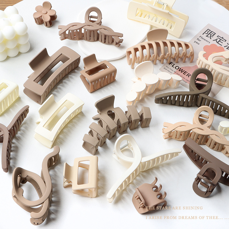 Corea del Sur elegante clip de pelo de las mujeres clip de helado tocado de alto grado horquilla de tiburón clip de pelo grande al por mayor