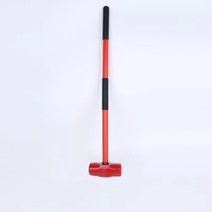 Water pipe handle sledgehammer shockproof octagonal hammer PVC pipe sledgehammer wholesale large iron hammer double hammer wall demolition hammer long handle sledgehammer