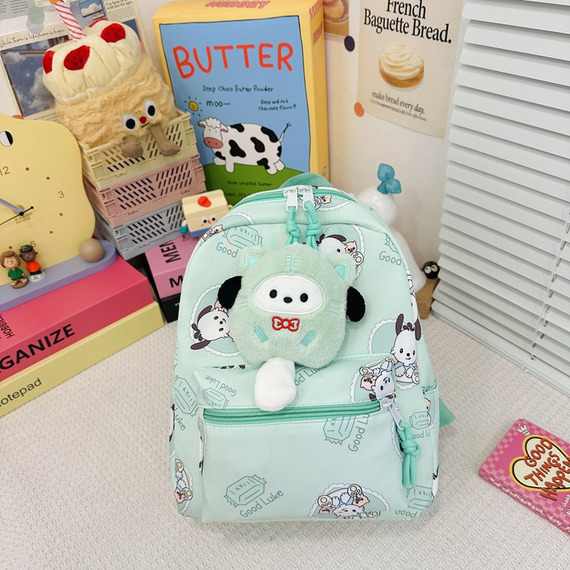 Nueva mochila escolar coreana para niños, mochila escolar de jardín de infantes de dibujos animados ins linda mochila de anime para niños y niñas