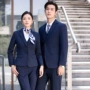 男女4s店藏青工作服