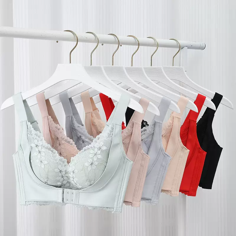 新款前后双扣调整型文胸聚拢显大上托无钢圈高侧收副乳防下垂内衣