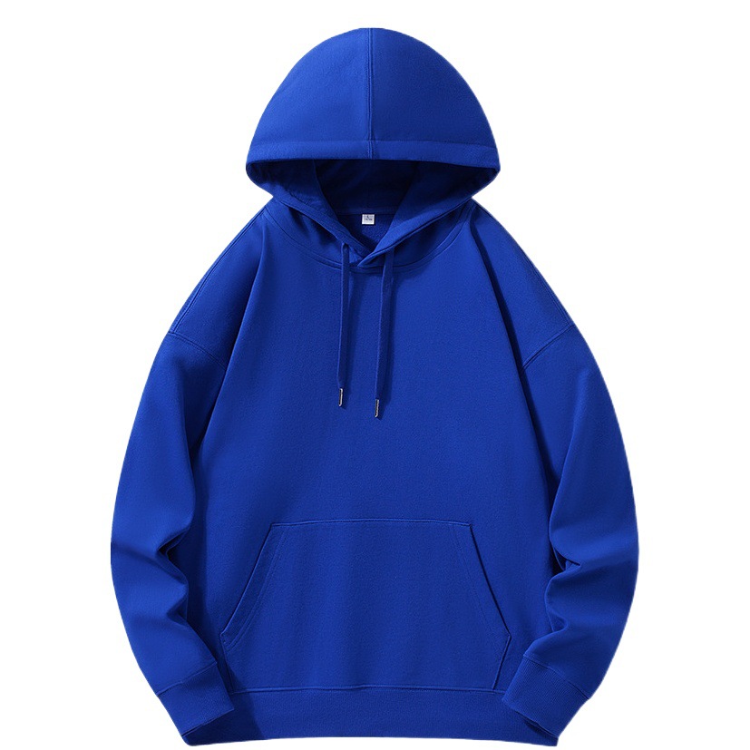 HOODIE impreso logo gota hombro oversize cultural camisa suelta ropa de trabajo con capucha suéter algodón pesado personalización