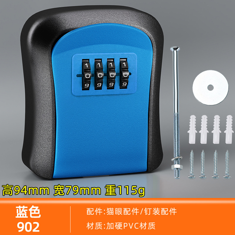 Caja de Seguridad para Llaves con Contraseña, Acero de Aleación, Antirrobo image 11