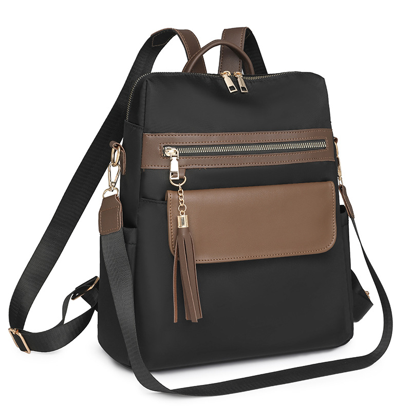 Mochila de color de contraste simple de moda de comercio exterior transfronterizo