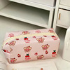 Cartoon fuchsia pencil case, capacious cute rabbit for elementary school students, storage system, with little bears, wide color palette