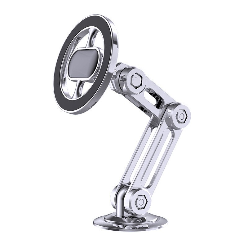 Soporte DE TELÉFONO MÓVIL DE PANTALLA DE SUSPENSIÓN transfronteriza adecuado para Tesla Magsafe telescópico plegable soporte de coche magnético