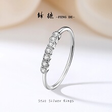 S925���y�߹�����ָŮ�p�ݺ��s��Ȧ��ָ�������ָ�h�羳�Ʒβ��