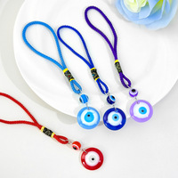 跨境新款绳子挂件恶魔之眼吊坠饰配件钥匙扣包包挂件diy礼物礼品