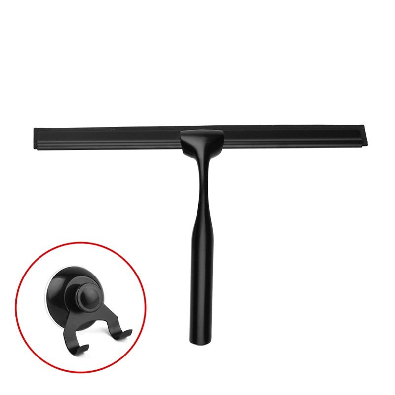 Limpiacristales de acero inoxidable, raspador de silicona suave para cristales, limpiador, limpiador de azulejos y espejos de baño