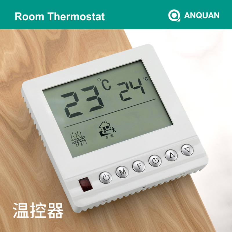 地暖壁挂炉温控面板控温联动开关水地暖分水器数显温控电子控温器