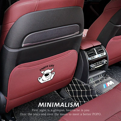 Storage Bag Car Universal Seat Chair back anti-kick pad
