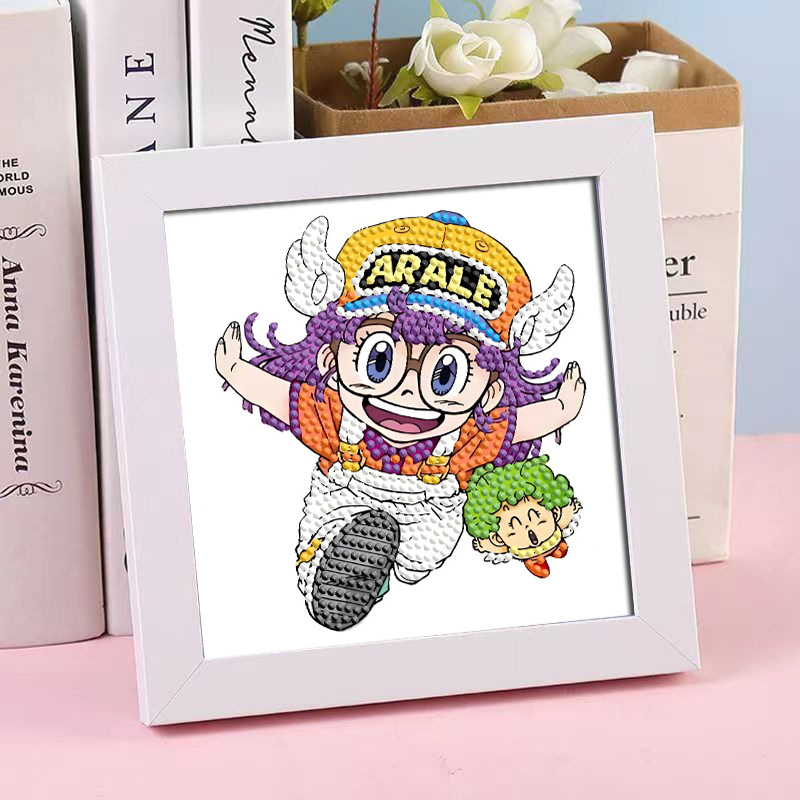 Diamante infantil DIY hecha a mano con material de marco paquete de dibujos animados Sanliou pegatinas de diamante regalo al por mayor pinturas de mampostería