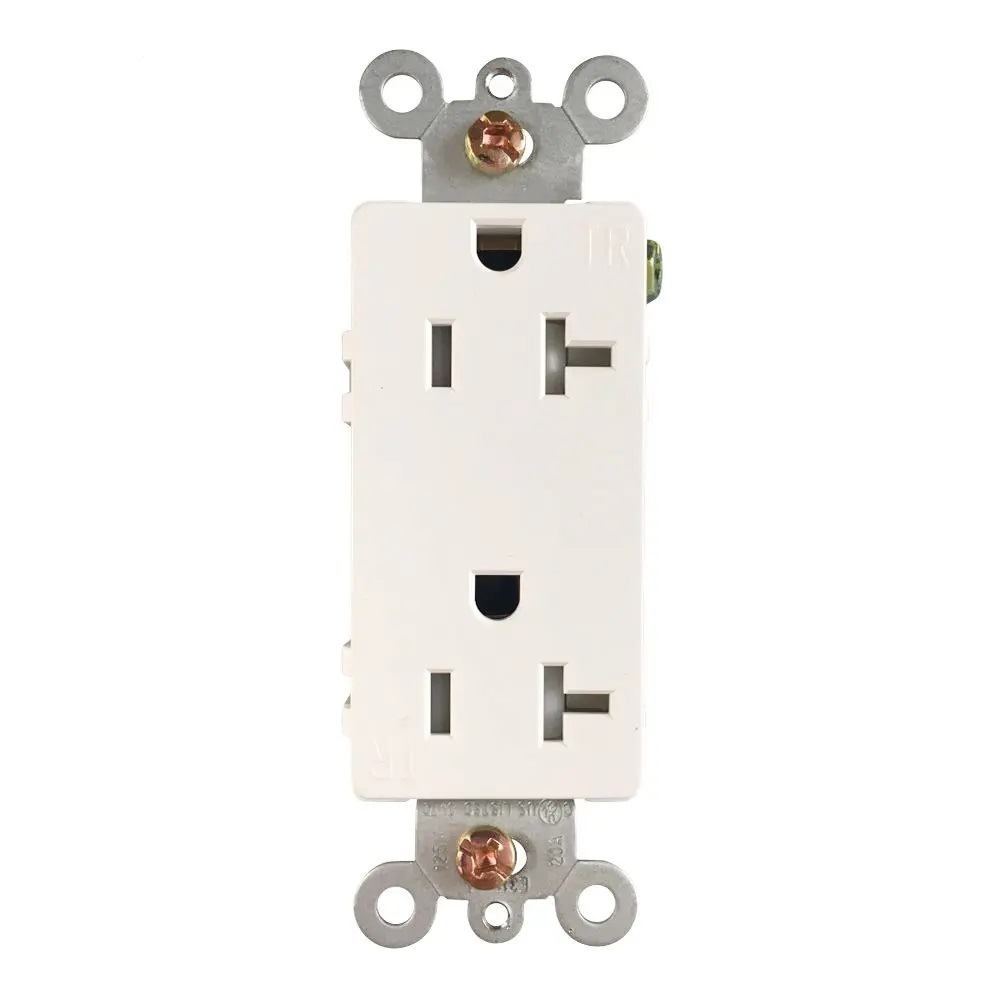 Enchufe estándar norteamericano 115 * 70mm panel estadounidense doble NEMA enchufe estándar norteamericano interruptor de pared