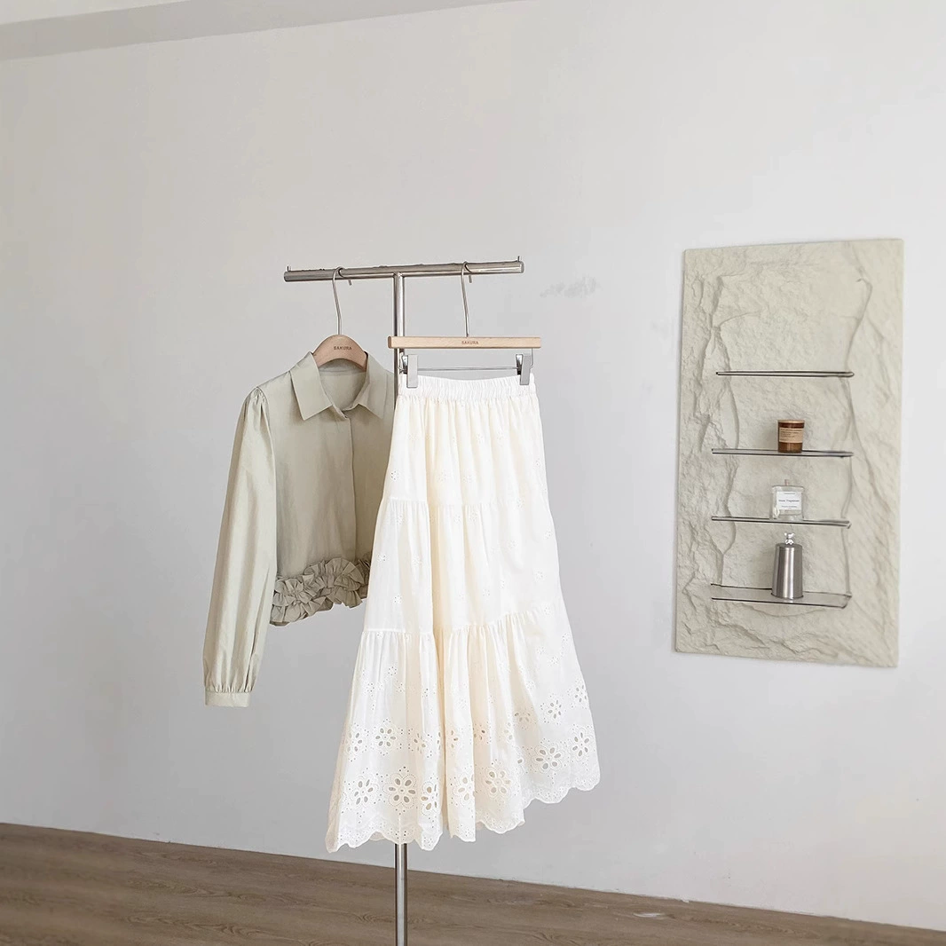 Элегантная юбка с высокой талией