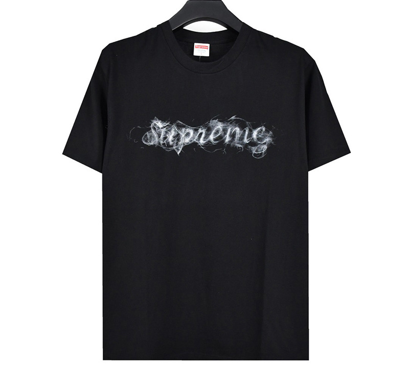 ヘビーウェイトクロスボーダー アメリカンファッション Supreme レタープリント Tシャツ BOX ラウンドネック 半袖 メンズ レディース ゆったり カジュアル Tシャツ 男女兼用