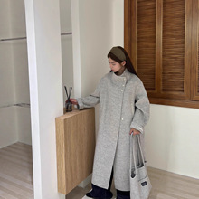 2025秋冬季新款双面羊毛大衣女高级长款超好看羊毛呢外套女爆