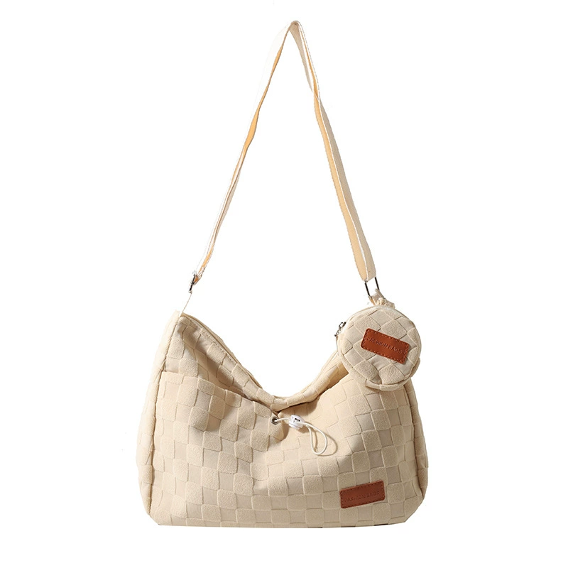 Universal trend capacious one-shoulder bag, quantum lamp, shoulder bag with diamond pattern, 2023, western style