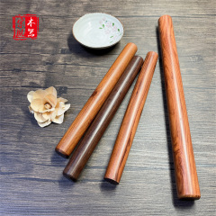 黒檀木手羽木餃子皮めん棒キッチン家庭用無漆無ワックス餃子めん棒押し棒