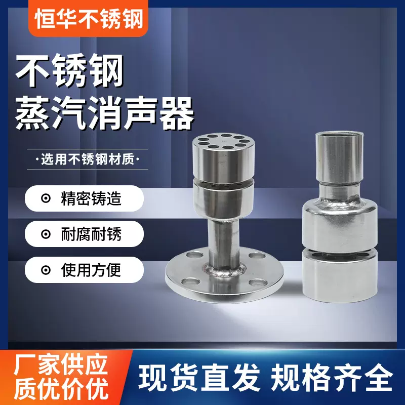 不锈钢蒸汽入水蒸汽消音加热器浸没式加热降噪治理管道震动咕嘟声