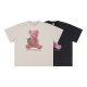 Tide Brand Printer | Spring/Summer 2024 230G Fabric Strawberry Bear Printed Short Sleeve T-shirt Loose Tide Brand Cool Top