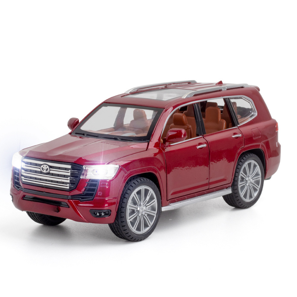 (foam box packaging) 1:24 scale Land Cruiser LC300 street version alloy off-road car model display