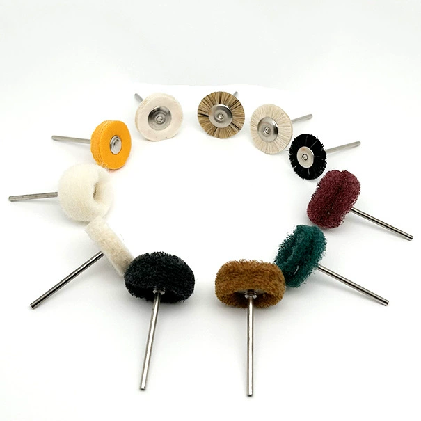 Полировальная проволочная щетка с цветочной головкой, деревообрабатывающая щетка для полировки, Т-образная плоская медная проволока, шерсть, щетка из конского волоса, резьба по дереву, резьба по корню, полировальная головка