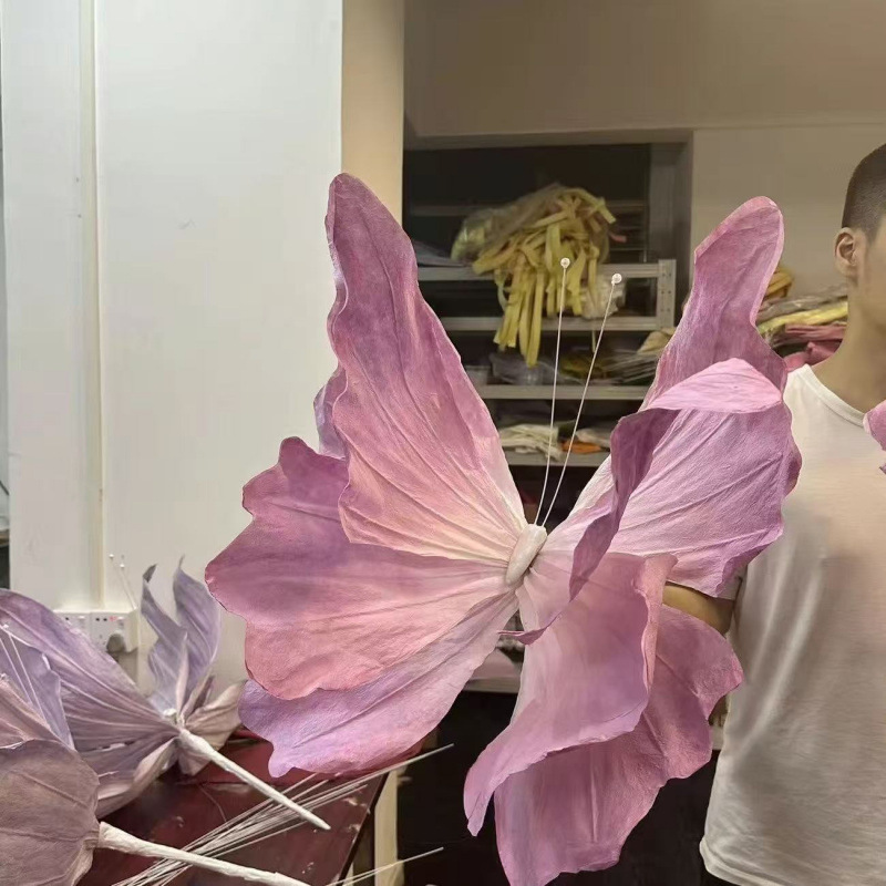 立体仿真蝴蝶纸艺成品大型巨型婚礼橱窗道具布置装饰摄影包邮批发|undefined