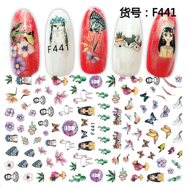 adhesive nail stickers
