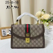 欧美大牌纯原双G老花手提斜挎包高级感女包秋冬新款百搭通勤单肩