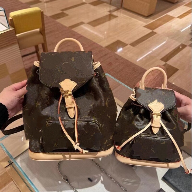Donkey House Bags New Women's Backpack Chain Double Strap Genuine Leather Backpack Fashionable High-Quality Shoulder Bag for Women Donkey House Bags New Women's Backpack Chain Double Strap Genuine Leather Backpack Fashionable High-Quality Shoulder Bag for Women