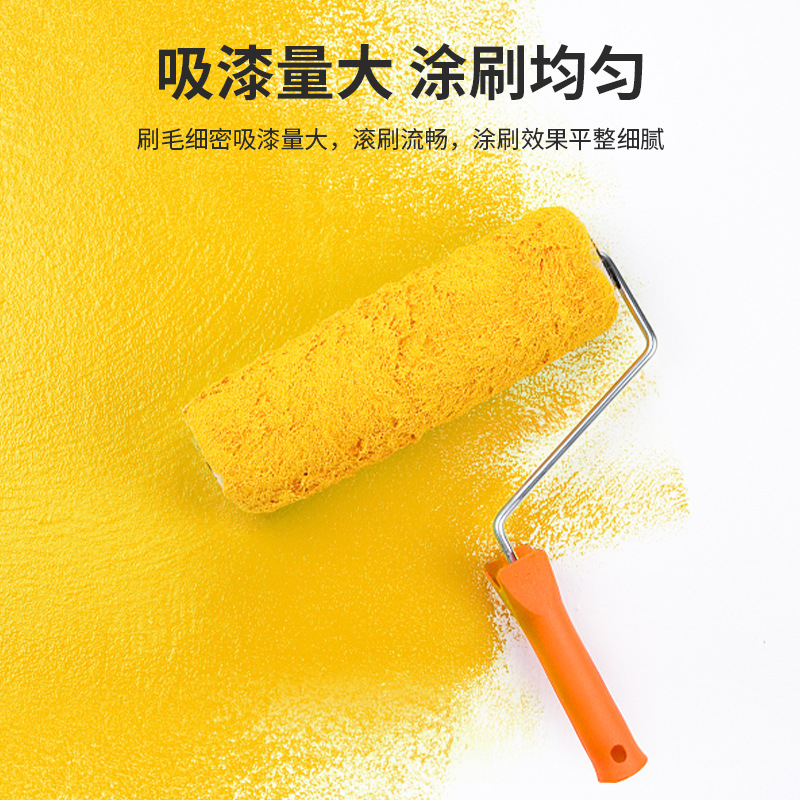 8 pulgadas esponja de pintura mini cepillo de cilindro cepillo de cilindro al por mayor flores pequeñas flores grandes flores