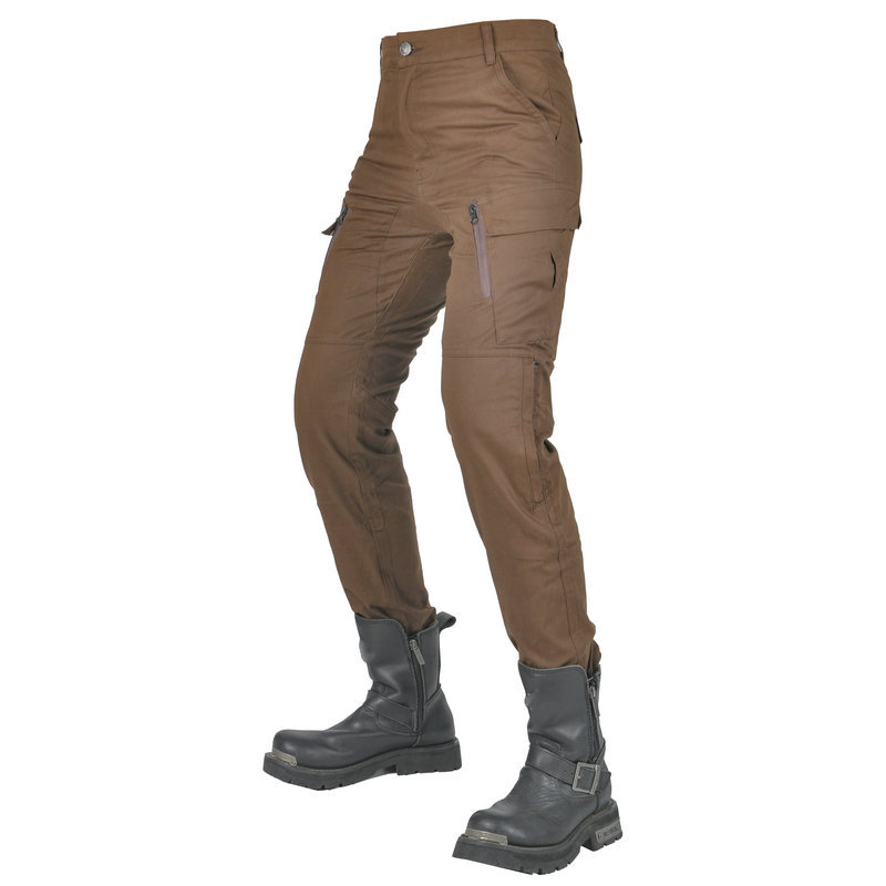 Volero motocicleta cuatro estaciones anti-caída pantalones de ciclismo transpirable cintura alta Mujer Caballero motocicleta anti-caída pantalones alargados equipo de protección