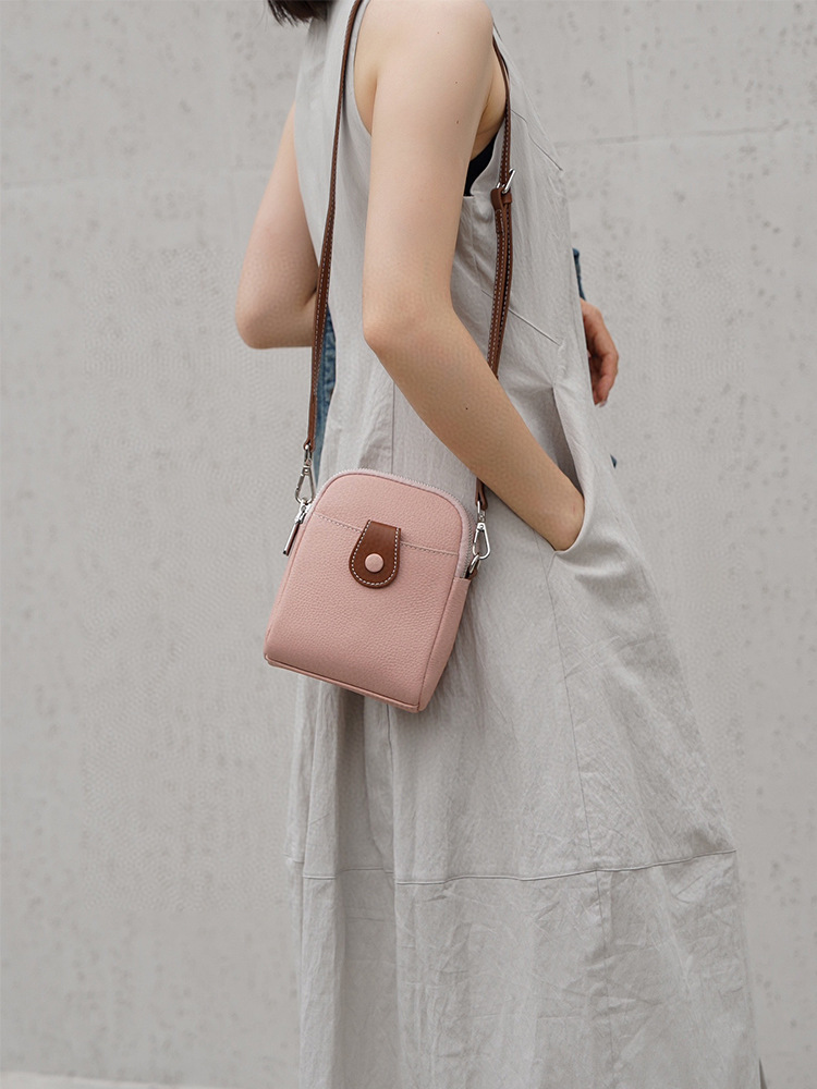 핑크 (첫 번째 레이어 소가죽)