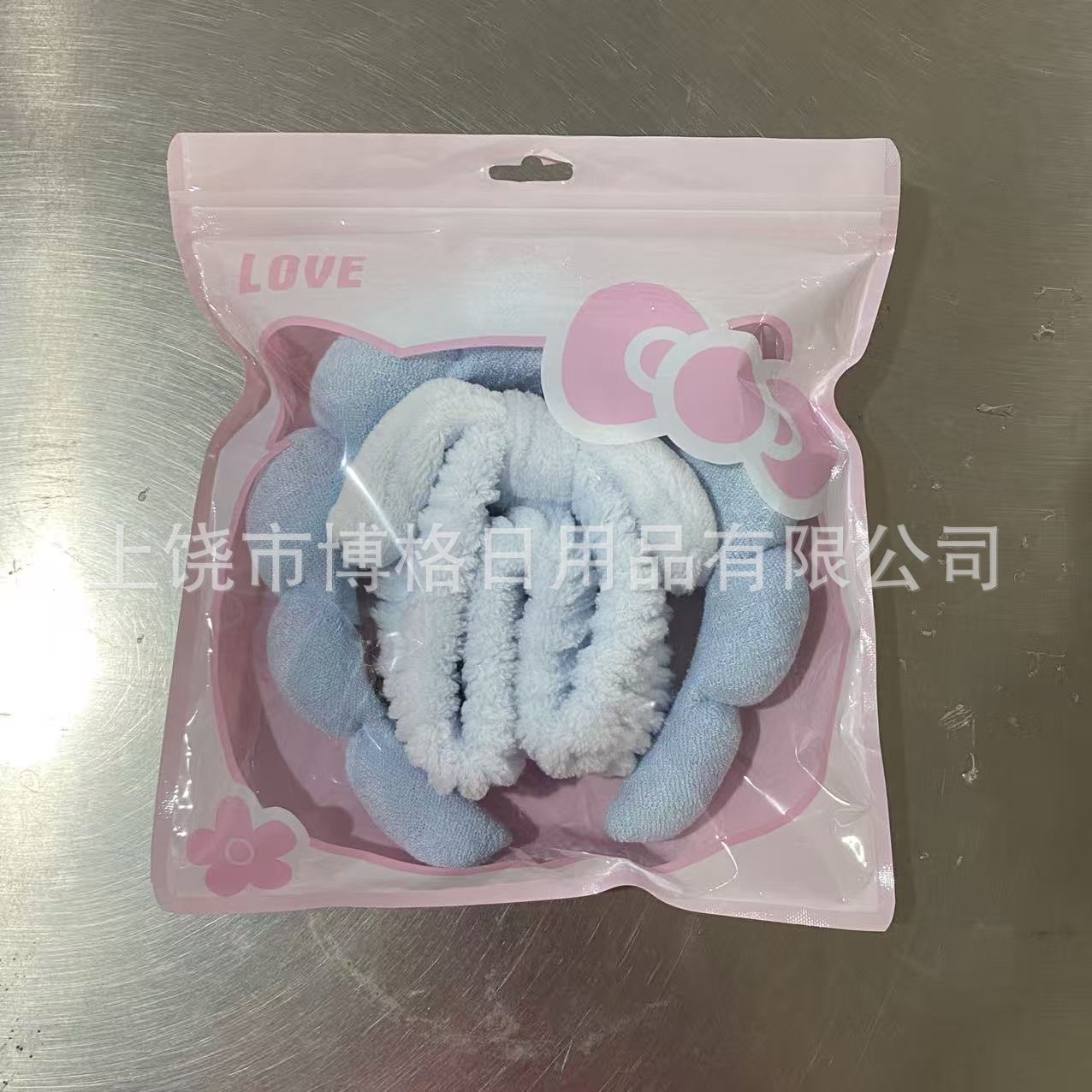 Juego de Diadema de Nube Set de 3 Piezas Tela para Lavado de Cara