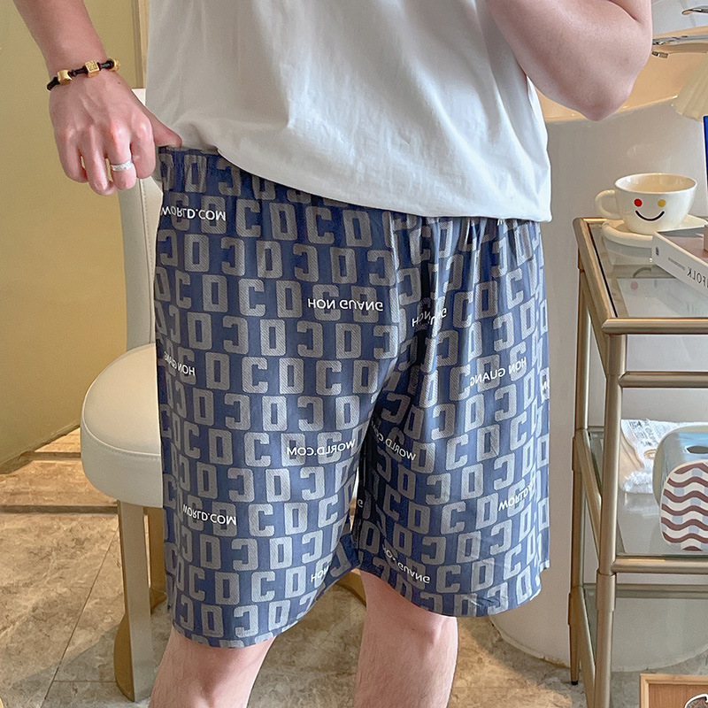 YY 남자 반바지-편지 CO 그레이