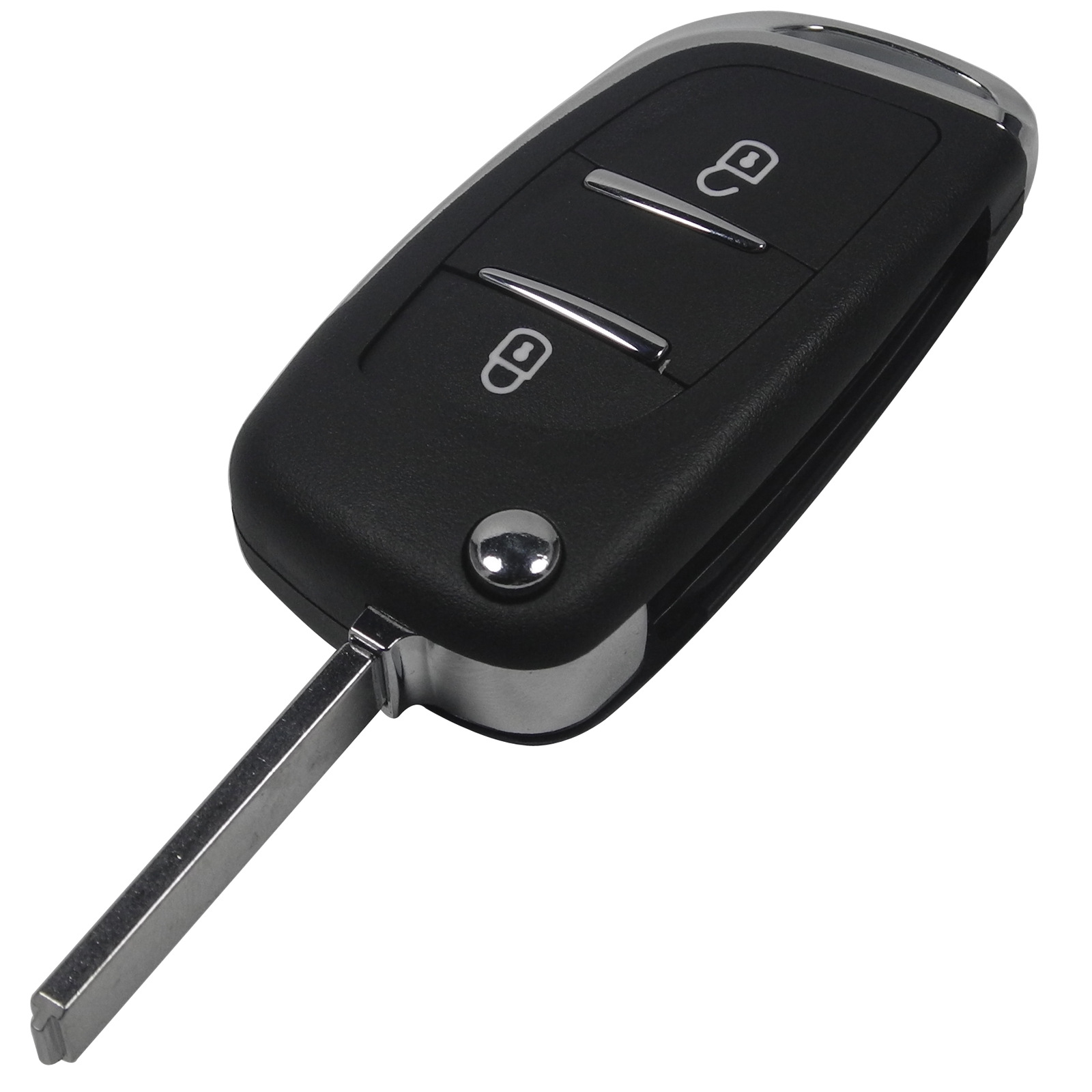 Aplicable a Peugeot Citroen Triumph Sega coche inteligente llave de control remoto plegable modelo DS modificado carcasa de repuesto